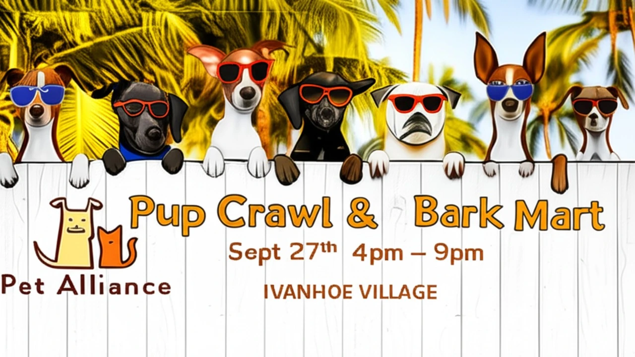 Pet Alliance Pup Crawl & Bark Mart: September Edition
