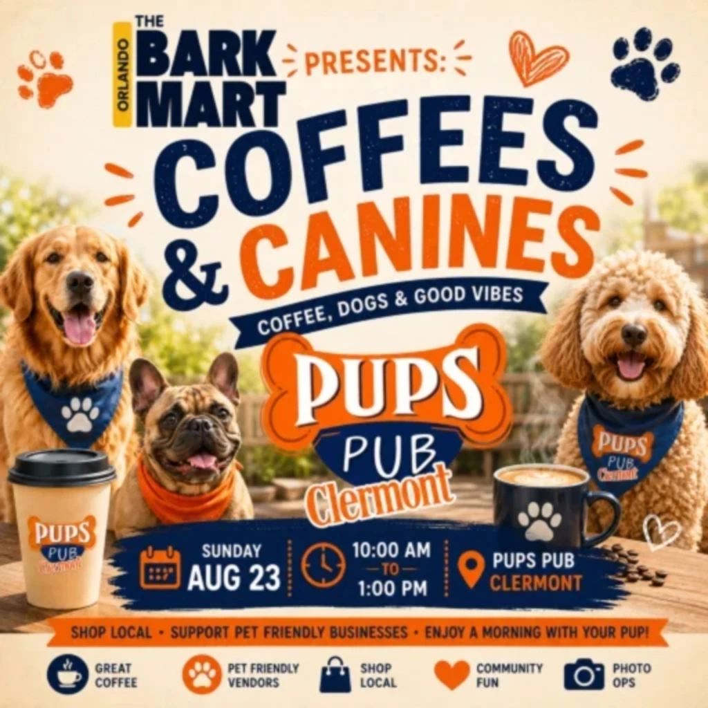 Coffees & Canines Clermont: A Special Edition of The Bark Market