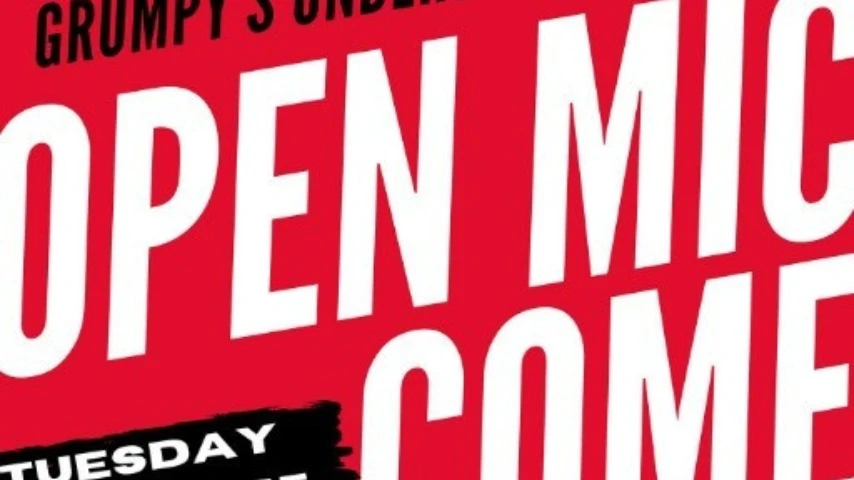 Grumpy's Underground Comedy on Tuesdays!
