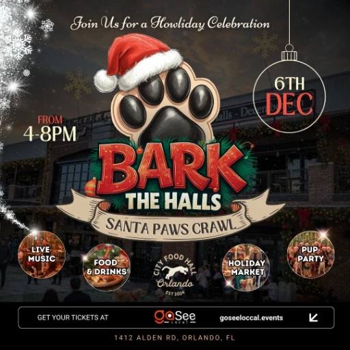 "Bark The Halls" Santa Paws Crawl
